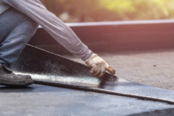Professional Waterproofing technician working in Newfield, NJ